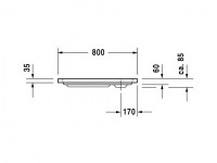 PLATO DUCHA CUADRADO D-CODE DURAVIT